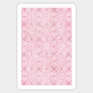 Candy Pink Textured Circles Sticker